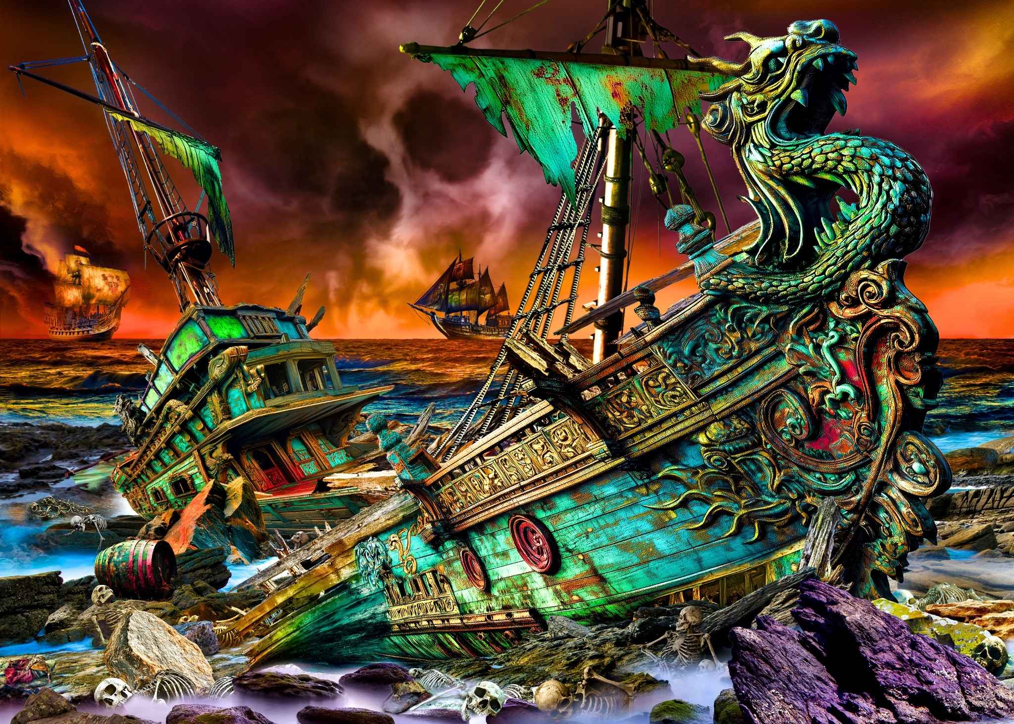 FLIPSI PLUS: All Three Pirate Ships & Flipsi Board
