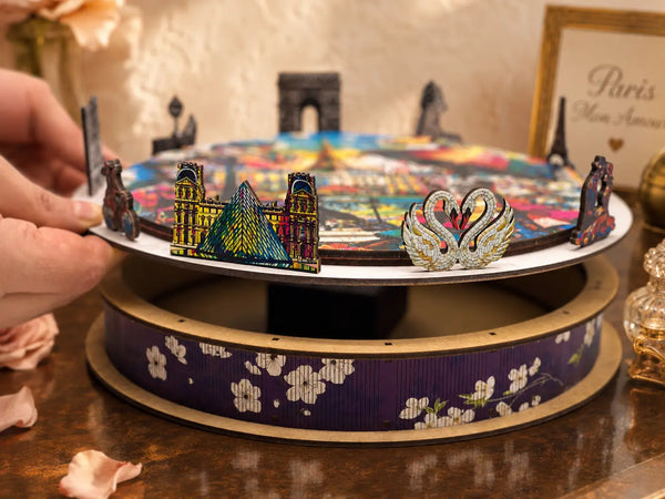 Attach & Wind, Pirouette Wooden Set.