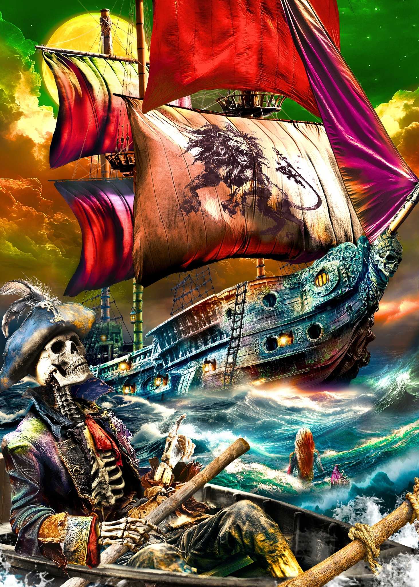 FLIPSI PLUS: All Three Pirate Ships & Flipsi Board