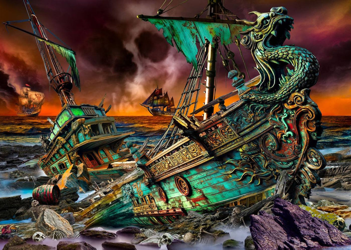 Emerald Dragon Flipsi Puzzle front artwork
