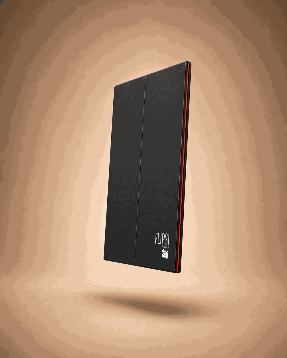 The closed Flipsi Board turning over in one move