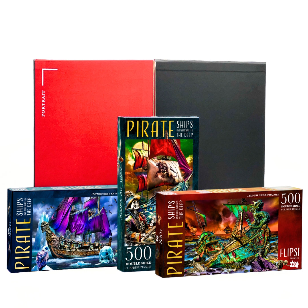 FLIPSI PLUS: All Three Pirate Ships & Flipsi Board