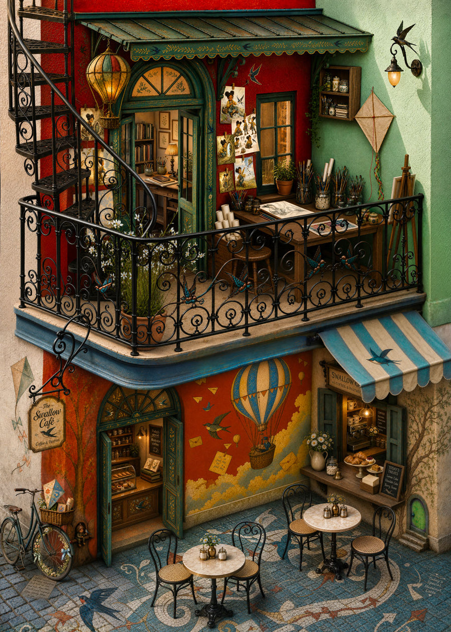 Swallow Cafe front artwork