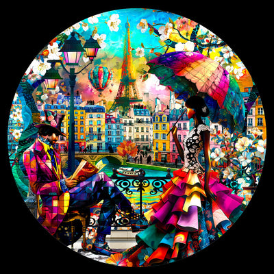 Parisian Love Pirouette Wooden Puzzle