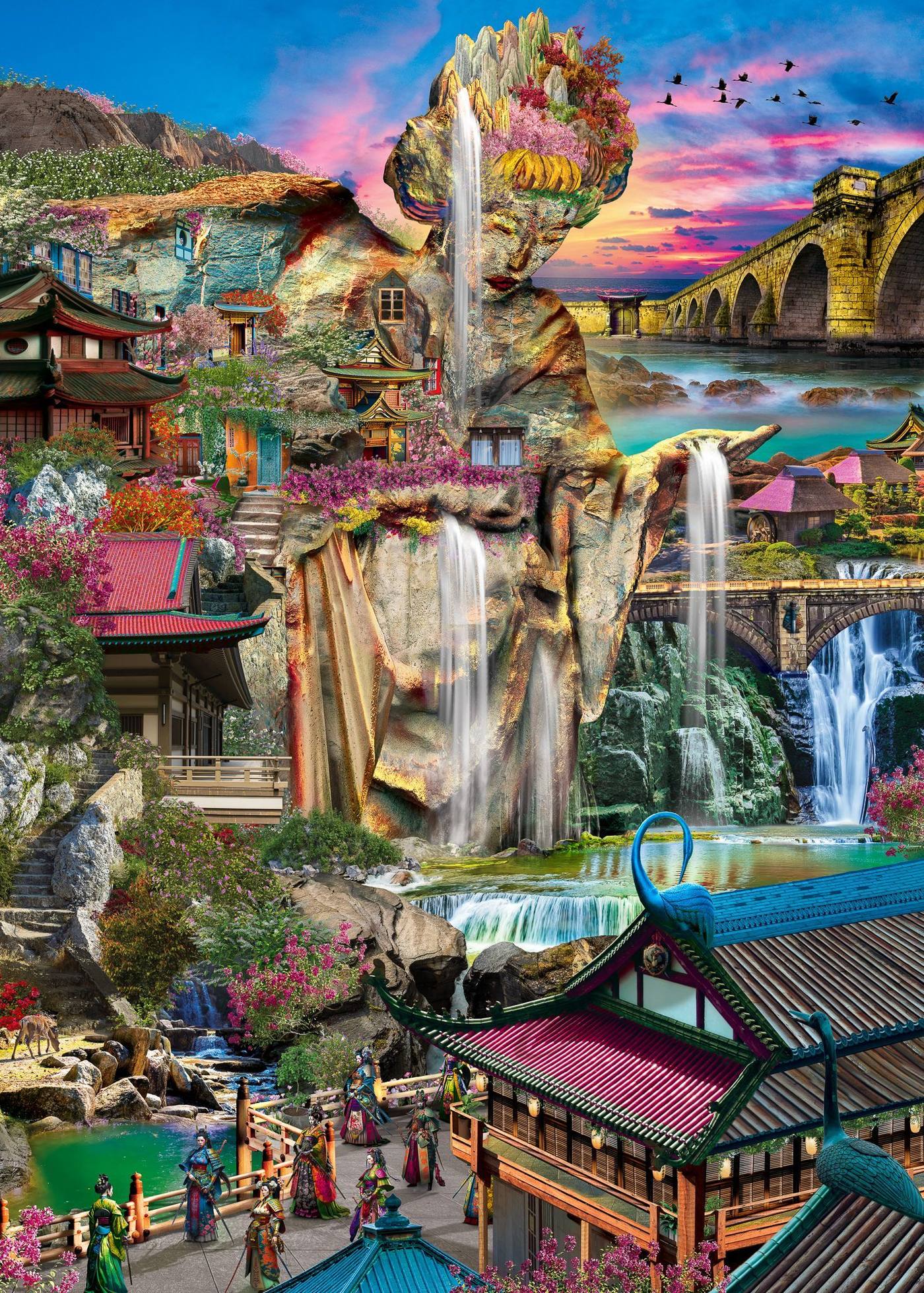 Enchanted Places, Enchanted Falls artwork